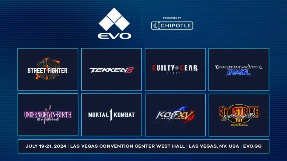 年度格斗盛事「EVO 2024」举办时间确认！名单公布