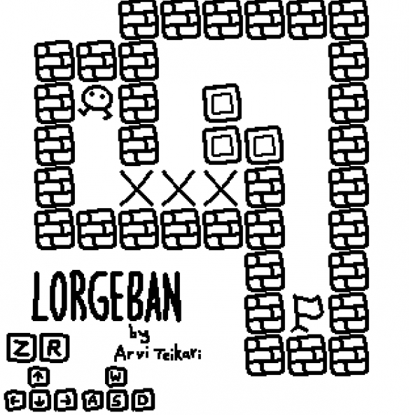 手绘风仓库番游戏《Lorgeban》在PC平台免费发布 ！