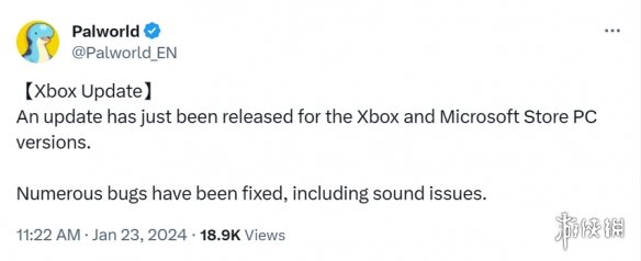 《幻兽帕鲁》Xbox版终于更新！补丁上线修复多个问题