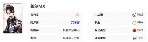《艾塔纪元》莱尔MX机体图鉴