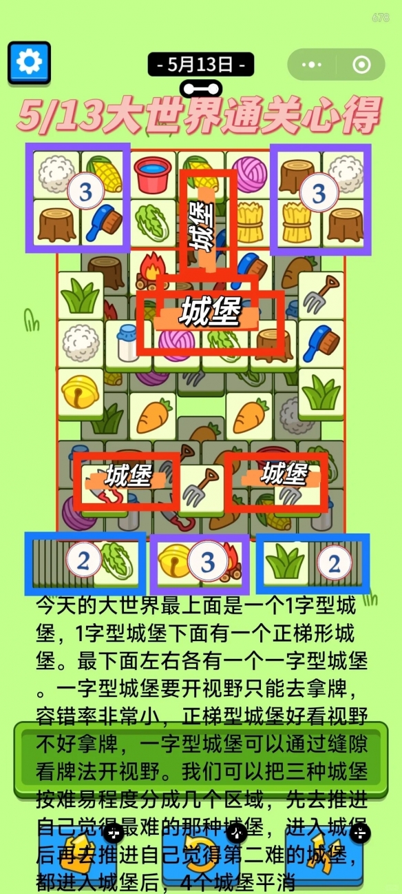 羊了个羊5月13日攻略