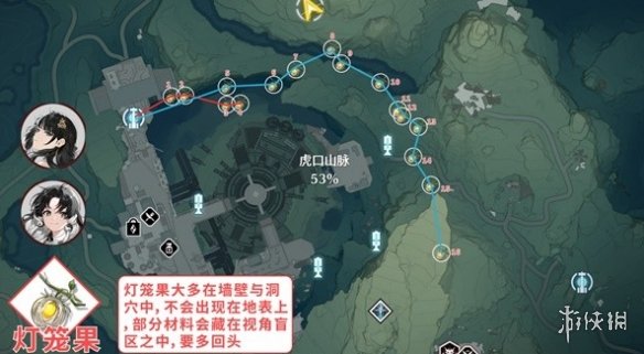 鸣潮花卉材料采集路线图一览-绿好游