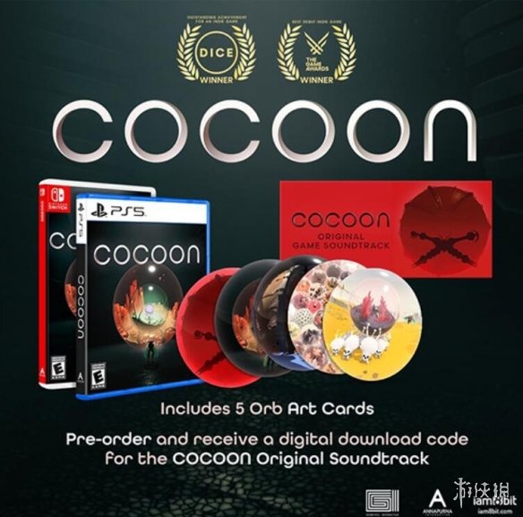 TGA获奖游戏《Cocoon》将在NS/PS5平台推出实体版！-绿好游