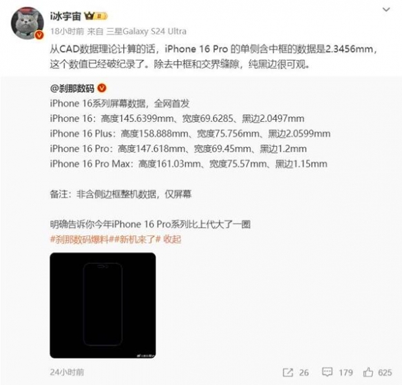 爆料！苹果梦幻旗舰！iPhone16Pro拥有行业最窄边框-绿好游