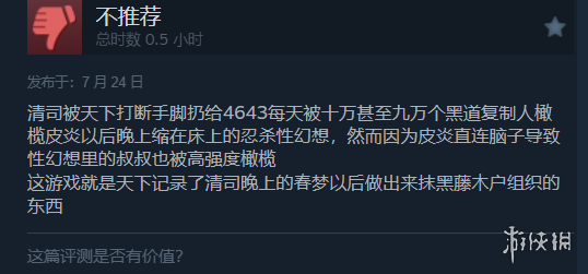 卖太贵了！《忍者杀手：火烧新琦玉》Steam多半差评-绿好游