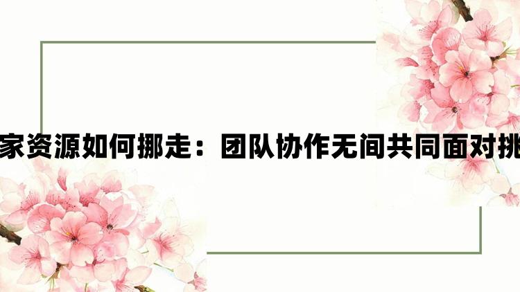 幻兽帕鲁搬家资源如何挪走：团队协作无间共同面对挑战取得胜利