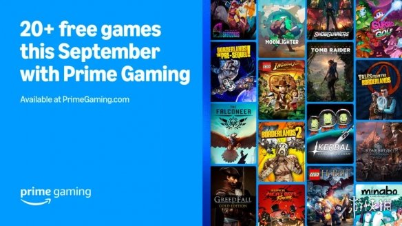 Prime Gaming9月28款游戏可领！包含《无主之地》系列-绿好游